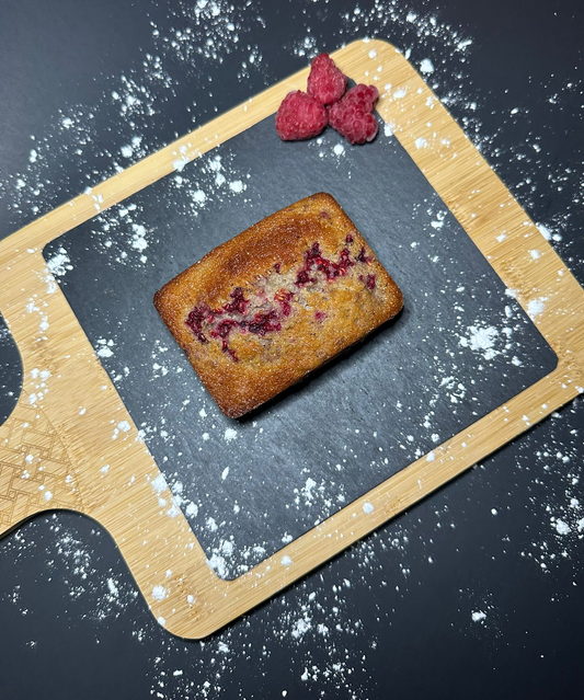 Financier à la framboise